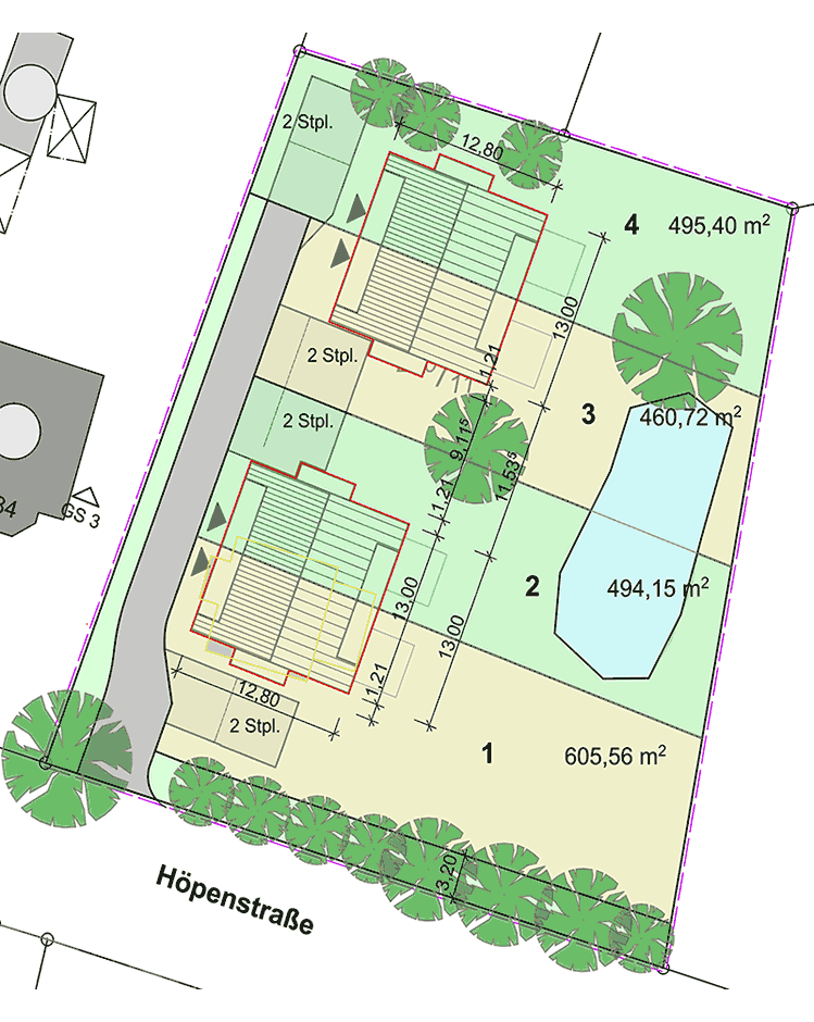 Lageplan Höpenstraße 82